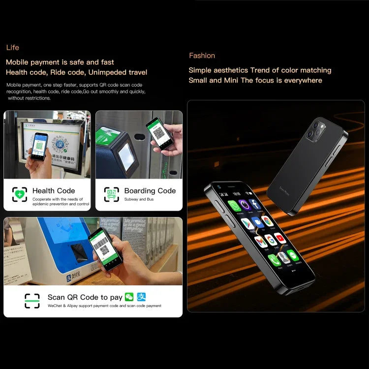 SOYES XS12 Pro、4GB+64GB、3.0インチ、Android 10.0、MTK6750 オクタコア、Bluetooth、WiFi、FM、OTG、ネットワーク：4G、デュアルSIM、Google Play対応、4GB+64GB