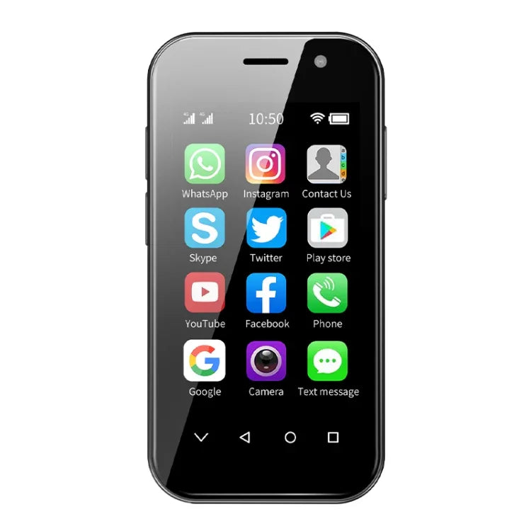 顔認証、3.0インチ Android 9.0 MTK6739CW クアッドコア 最大1.28GHz、OTG、ネットワーク：4G、デュアルSIM、Google Play対応、3GB+64GB