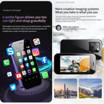 顔認証、3.0インチ Android 9.0 MTK6739CW クアッドコア 最大1.28GHz、OTG、ネットワーク：4G、デュアルSIM、Google Play対応、3GB+64GB
