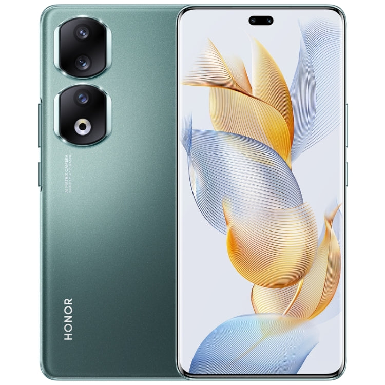 トリプル背面カメラ＋デュアル前面カメラ、画面内指紋認証、6.78インチ Magic UI 7.1 Android 13 Qualcomm Snapdragon 8+ Gen 1 オクタコア 最大3.0GHz、ネットワーク：5G、OTG、NFC、Google Play非対応、Honor 90 Pro 5G 12GB+256GB