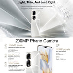 トリプル背面カメラ＋デュアル前面カメラ、画面内指紋認証、6.78インチ Magic UI 7.1 Android 13 Qualcomm Snapdragon 8+ Gen 1 オクタコア 最大3.0GHz、ネットワーク：5G、OTG、NFC、Google Play非対応、Honor 90 Pro 5G 12GB+256GB