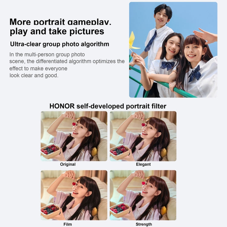 トリプル背面カメラ＋デュアル前面カメラ、画面内指紋認証、6.78インチ Magic UI 7.1 Android 13 Qualcomm Snapdragon 8+ Gen 1 オクタコア 最大3.0GHz、ネットワーク：5G、OTG、NFC、Google Play非対応、Honor 90 Pro 5G 12GB+256GB