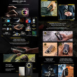 Ulefone Armor Mini 20、ナイトビジョン、8GB+256GB、IP68/IP69K ラギッドフォン、4.7インチ Android 14 MediaTek Dimensity 6300 オクタコア、ネットワーク：4G、NFC、OTG、Armor Mini 20