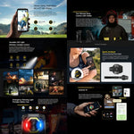 Ulefone Armor Mini 20、ナイトビジョン、8GB+256GB、IP68/IP69K ラギッドフォン、4.7インチ Android 14 MediaTek Dimensity 6300 オクタコア、ネットワーク：4G、NFC、OTG、Armor Mini 20
