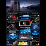 HOTWAV CYBER 13、IP68/IP69K ラギッドフォン、8GB+128GB、10800mAh、6.6インチ Android 14.0 Unisoc T606 オクタコア、ネットワーク：4G、NFC、OTG