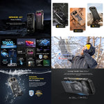 Ulefone Armor 27 ラギッドフォン、12GB+256GB、ナイトビジョン、10600mAh、6.78インチ Android 14 MediaTek Helio G99 オクタコア、ネットワーク：4G、NFC、OTG、Armor 27