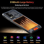 Blackview BV4800 Pro、4GB+128GB、IP68/IP69K/MIL-STD-810H、6.56インチ Android 14 Unisoc T606 オクタコア、ネットワーク：4G、OTG