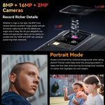Blackview BV4800 Pro、4GB+128GB、IP68/IP69K/MIL-STD-810H、6.56インチ Android 14 Unisoc T606 オクタコア、ネットワーク：4G、OTG