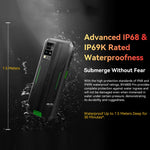 Blackview BV4800 Pro、4GB+128GB、IP68/IP69K/MIL-STD-810H、6.56インチ Android 14 Unisoc T606 オクタコア、ネットワーク：4G、OTG