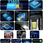 Unihertz Tank 3 / 8849、16GB+512GB、200MPカメラ、ナイトビジョン、23800mAhバッテリー、6.79インチ Android 13 Dimensity 8200 オクタコア、ネットワーク：5G、レーザー距離計なしのTank 3