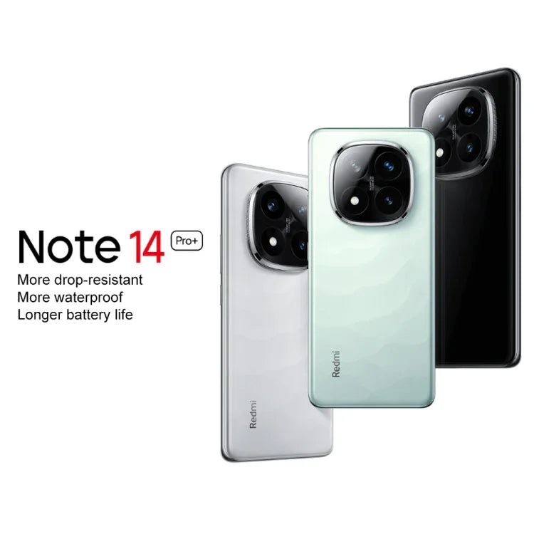 Xiaomi Redmi Note 14 Pro+、16GB+512GB、6.67インチ Xiaomi HyperOS Snapdragon 7s Gen 3 オクタコア、NFC、ネットワーク：5G、16GB+512GB