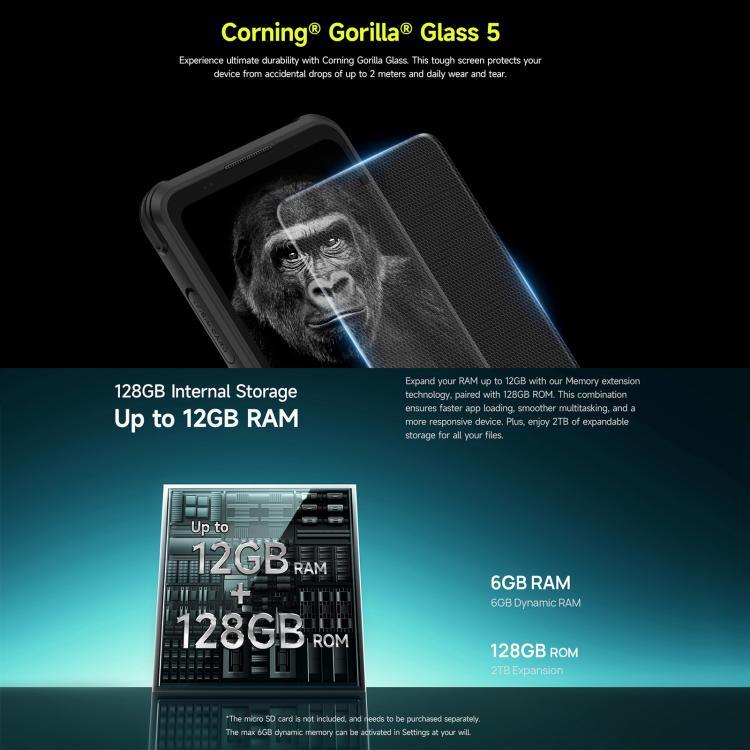 Ulefone Armor X31、6GB+128GB、ナイトビジョン、IP68/IP69K 耐衝撃スマホ、6.56インチ、Android 14、MediaTek Helio G91 オクタコア、ネットワーク：4G、NFC、OTG、Armor X31