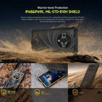 Ulefone Armor X31、6GB+128GB、ナイトビジョン、IP68/IP69K 耐衝撃スマホ、6.56インチ、Android 14、MediaTek Helio G91 オクタコア、ネットワーク：4G、NFC、OTG、Armor X31