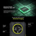 Ulefone Armor X31、6GB+128GB、ナイトビジョン、IP68/IP69K 耐衝撃スマホ、6.56インチ、Android 14、MediaTek Helio G91 オクタコア、ネットワーク：4G、NFC、OTG、Armor X31
