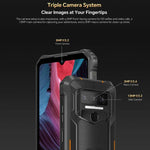 Oukitel WP23 Plus 耐衝撃スマホ、8GB+256GB、6.52インチ、Android 14.0、Unisoc T606 オクタコア、NFC、OTG、ネットワーク：4G、WP23 Plus 8GB+256GB