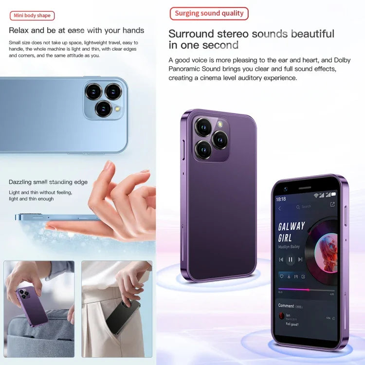 SOYES XS16、2GB+16GB、3.0インチ Android 10.0 MTK6737 クアッドコア、Bluetooth、WiFi、ネットワーク：4G、デュアルSIM、Google Playストア対応、2GB+16GB