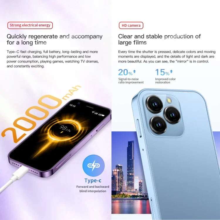 SOYES XS16、2GB+16GB、3.0インチ Android 10.0 MTK6737 クアッドコア、Bluetooth、WiFi、ネットワーク：4G、デュアルSIM、Google Playストア対応、2GB+16GB