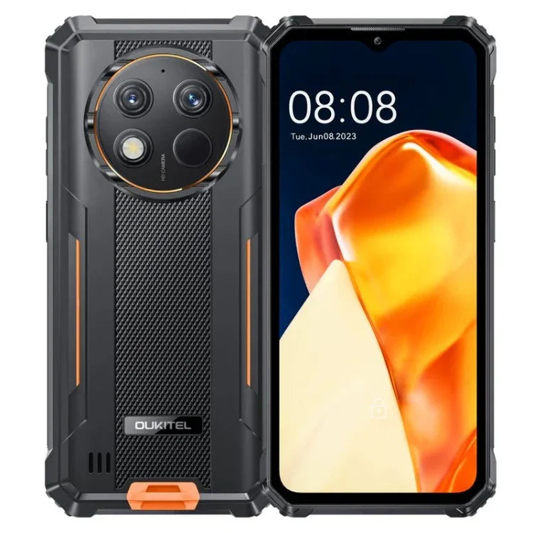 Oukitel G1 ラギッドフォン、6GB+256GB、指紋認証、6.52インチ Android 14 T606 オクタコア、NFC、OTG、ネットワーク：4G