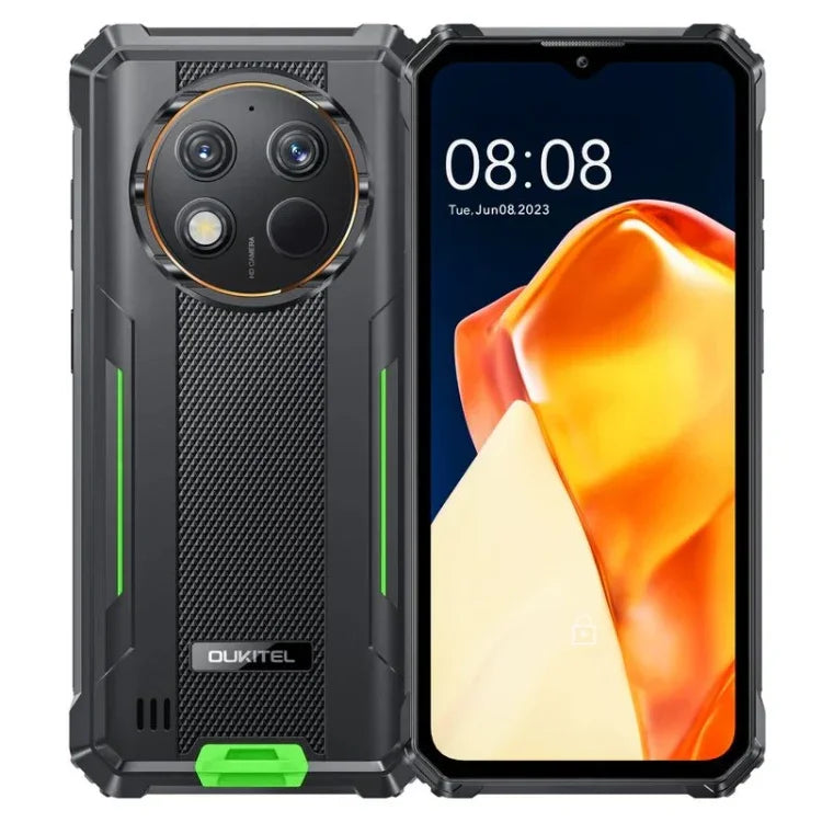 Oukitel G1 ラギッドフォン、6GB+256GB、指紋認証、6.52インチ Android 14 T606 オクタコア、NFC、OTG、ネットワーク：4G