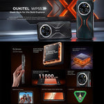 Oukitel WP55 5G 耐衝撃スマートフォン、12GB+256GB、108MPカメラ、指紋認証、6.6インチ MediaTek Dimensity 7025 オクタコア、NFC、OTG、ネットワーク：5G、WP55