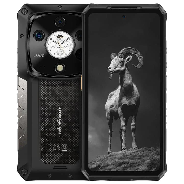 Ulefone Armor 28 Pro 耐衝撃スマートフォン、16GB+512GB、ナイトビジョン、10600mAh、6.67インチ + 1.04インチ Android 15 MediaTek Dimensity 7300 オクタコア、ネットワーク：5G、NFC