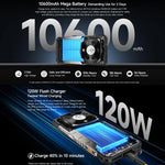 Ulefone Armor 28 Pro 耐衝撃スマートフォン、16GB+512GB、ナイトビジョン、10600mAh、6.67インチ + 1.04インチ Android 15 MediaTek Dimensity 7300 オクタコア、ネットワーク：5G、NFC