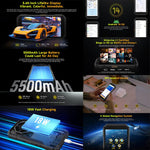 Ulefone Armor X32 耐衝撃スマートフォン、8GB+256GB、ナイトビジョン、5.65インチ Android 14 MediaTek Helio G91 オクタコア、ネットワーク：4G、NFC、OTG