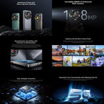 Oukitel WP200 Pro 5G 耐衝撃スマートフォン、24GB+1TB、画面指紋認証、6.7インチ Android 15.0 MTK Dimensity 8200 オクタコア、NFC、OTG、ネットワーク：5G