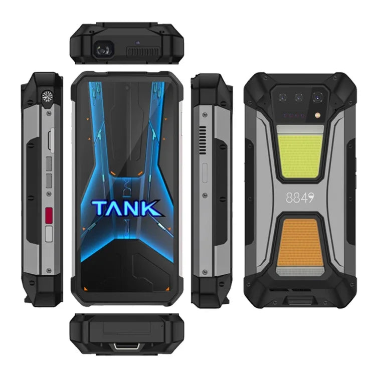 Unihertz 8849 Tank 2 Pro ナイトビジョンプロジェクター 頑丈スマートフォン、12GB+256GB、6.79インチ Android 14 MTK6789 オクタコア、ネットワーク：4G