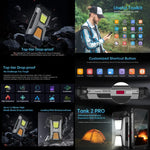 Unihertz 8849 Tank 2 Pro ナイトビジョンプロジェクター 頑丈スマートフォン、12GB+256GB、6.79インチ Android 14 MTK6789 オクタコア、ネットワーク：4G
