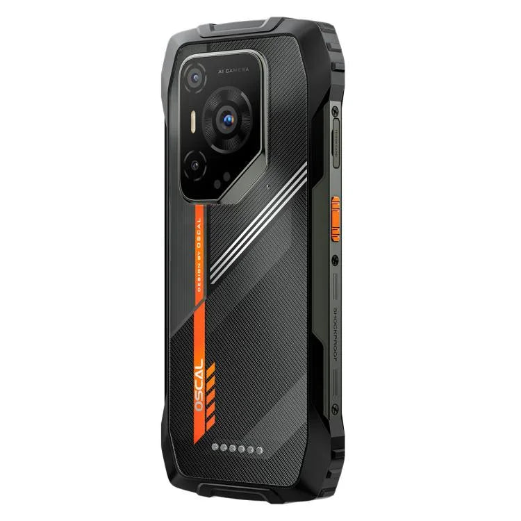Blackview Oscal Pilot 3 5G 耐衝撃スマートフォン、12GB+256GB、ナイトビジョンカメラ、6.56インチ Android 15 MediaTek Dimensity 6300 オクタコア、ネットワーク：5G、OTG、NFC