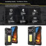 Ulefone Armor 30、12GB+512GB、ナイトビジョン、IP68/IP69K 耐衝撃スマートフォン、6.95インチ Android 15 MediaTek Helio G100 オクタコア、ネットワーク：4G、NFC、OTG、Armor 30