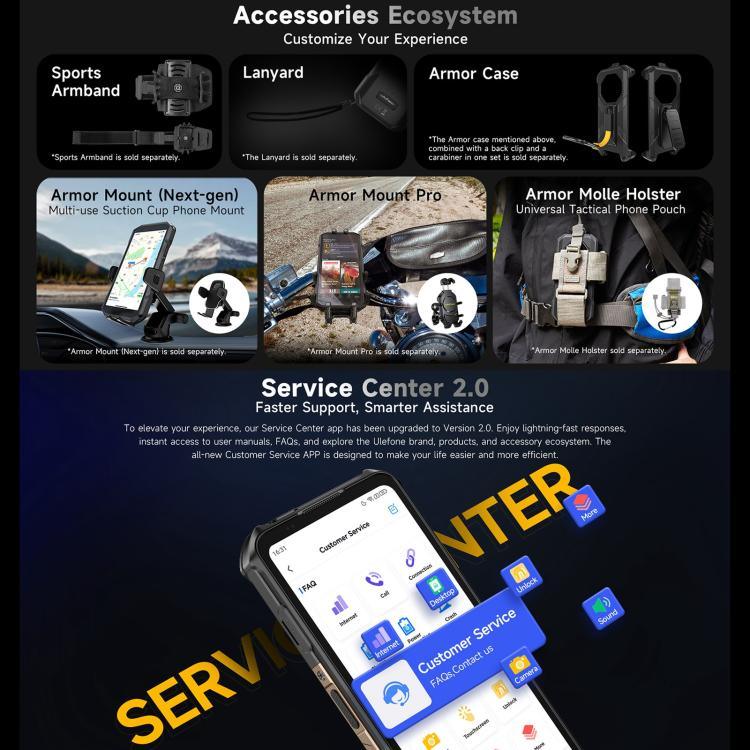 Ulefone Armor X16、6GB+128GB、ナイトビジョン、IP68/IP69K 耐衝撃スマートフォン、6.56インチ Android 15 MediaTek Helio G91 オクタコア、ネットワーク：4G、NFC、OTG、Armor X16、6GB+128GB