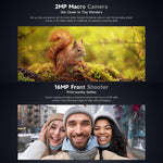 Ulefone Armor X16、6GB+128GB、ナイトビジョン、IP68/IP69K 耐衝撃スマートフォン、6.56インチ Android 15 MediaTek Helio G91 オクタコア、ネットワーク：4G、NFC、OTG、Armor X16、6GB+128GB