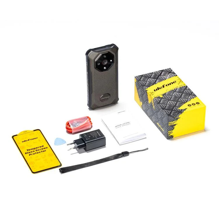 Ulefone Armor X16 Pro、5GB+256GB、ナイトビジョン、IP68/IP69K 耐衝撃スマートフォン、6.56インチ Android 15 MediaTek Dimensity 6300 オクタコア、ネットワーク：5G、NFC、OTG、Armor X16 Pro、8GB+256GB