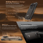 Ulefone Armor X16 Pro、5GB+256GB、ナイトビジョン、IP68/IP69K 耐衝撃スマートフォン、6.56インチ Android 15 MediaTek Dimensity 6300 オクタコア、ネットワーク：5G、NFC、OTG、Armor X16 Pro、8GB+256GB