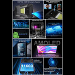 Unihertz Tank 4 Pro プロジェクター搭載タフネススマホ、16GB+512GB、ナイトビジョン、6.73インチ Android 13 Dimensity 8300 オクタコア、ネットワーク：5G、NFC、16GB+512GB