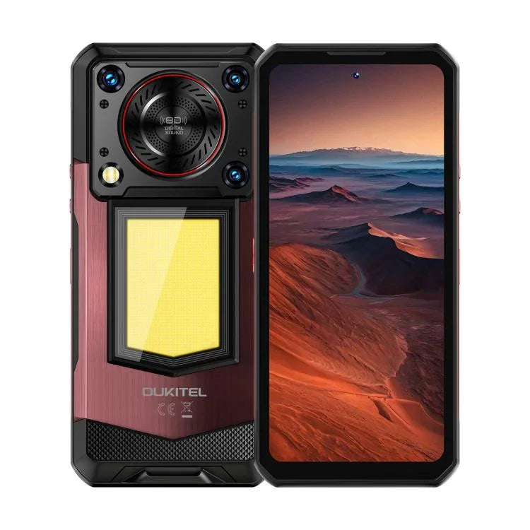 Oukitel WP56 耐衝撃スマートフォン、12GB+512GB、108MPカメラ、指紋認証、6.8インチ Android 15 MTK Dimensity 7050 オクタコア、NFC、OTG、ネットワーク：5G