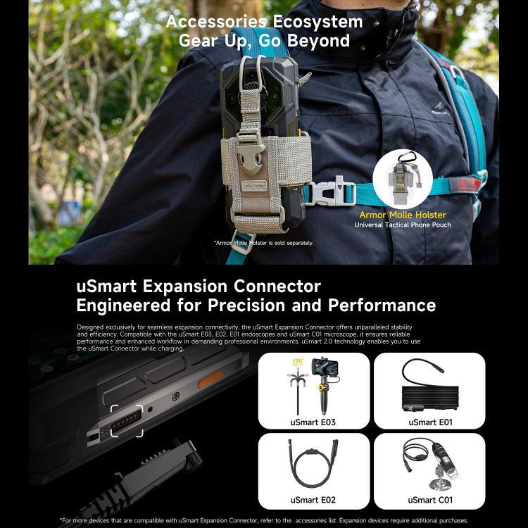 Ulefone Armor 33 Pro 耐衝撃スマートフォン、16GB+512GB、ナイトビジョン、6.95インチ + 3.4インチ デュアルスクリーン Android 14 MediaTek Dimensity 7300X オクタコア、ネットワーク：5G、OTG、NFC、Armor 33 Pro