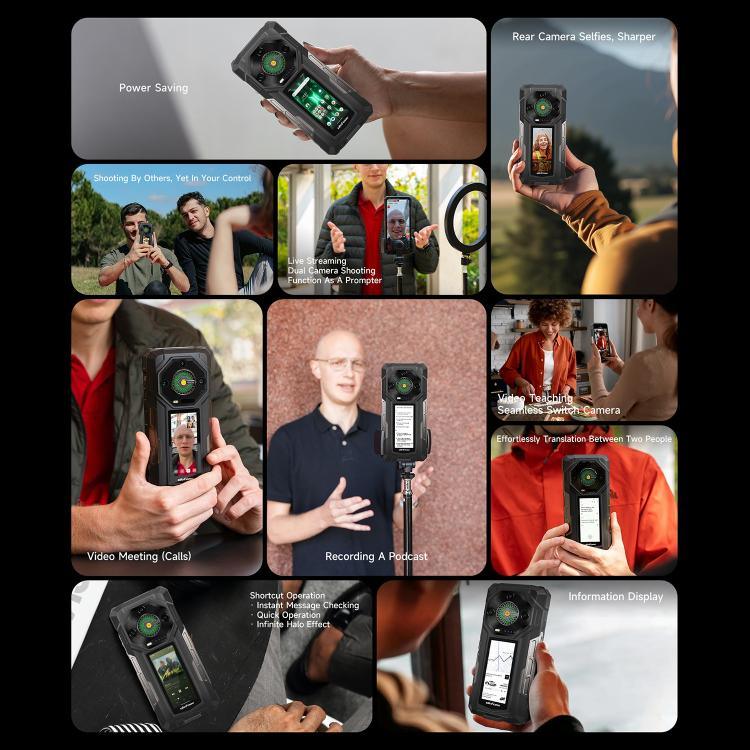 Ulefone Armor 33 Pro 耐衝撃スマートフォン、16GB+512GB、ナイトビジョン、6.95インチ + 3.4インチ デュアルスクリーン Android 14 MediaTek Dimensity 7300X オクタコア、ネットワーク：5G、OTG、NFC、Armor 33 Pro