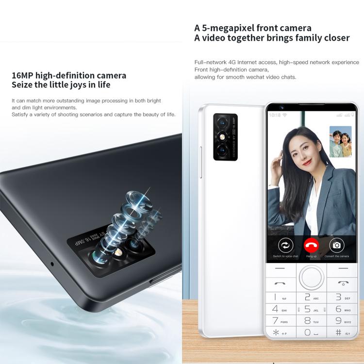 DOOV R70 キーパッドフォン、6GB+128GB、4インチ、Android 13、Mediatek MT6762 オクタコア、ネットワーク：4G、Googleストア対応、カメラ付き、カメラ付き