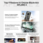 Blackview XPLORE 2、12GB+256GB、6.73インチ Android 15 Dimensity 8300 MT6897 オクタコア、ネットワーク：5G、OTG、NFC、XPLORE 2、12GB+256GB
