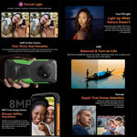 Blackview FORT 1、6GB+256GB、6.56インチ Android 15 Unisoc UMS9230E T615 オクタコア、ネットワーク：4G、OTG、NFC、6GB+256GB