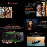 Blackview FORT 1、6GB+256GB、6.56インチ Android 15 Unisoc UMS9230E T615 オクタコア、ネットワーク：4G、OTG、NFC、6GB+256GB