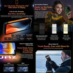 Blackview FORT 1、6GB+256GB、6.56インチ Android 15 Unisoc UMS9230E T615 オクタコア、ネットワーク：4G、OTG、NFC、6GB+256GB