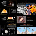 Blackview FORT 1、6GB+256GB、6.56インチ Android 15 Unisoc UMS9230E T615 オクタコア、ネットワーク：4G、OTG、NFC、6GB+256GB