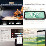 Blackview XPLORE 2 プロジェクター、ナイトビジョン、16GB+1TB、6.73インチ Android 15 Dimensity 8300 MT6897 オクタコア、ネットワーク：5G、OTG、NFC、XPLORE 2 プロジェクター、16GB+1TB