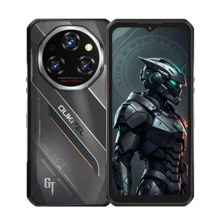 Oukitel WP62 ラギッドフォン、12GB+512GB、108MPカメラ、指紋認証、6.6インチ Android 15 MediaTek Dimensity 7025 オクタコア、NFC、OTG、ネットワーク：5G、12GB+512GB