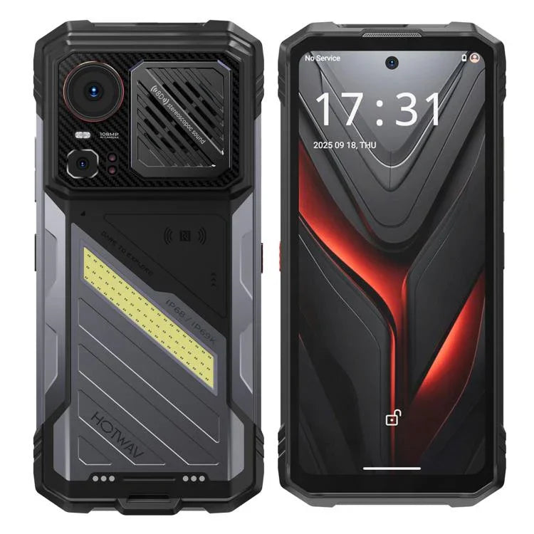 HOTWAV Hyper 8 Pro ラギッドフォン、12GB+512GB、6.6インチ Android 15 MediaTek MT8791 Dimensity 7050 オクタコア、ネットワーク：5G、OTG、NFC、Hyper 8 Pro