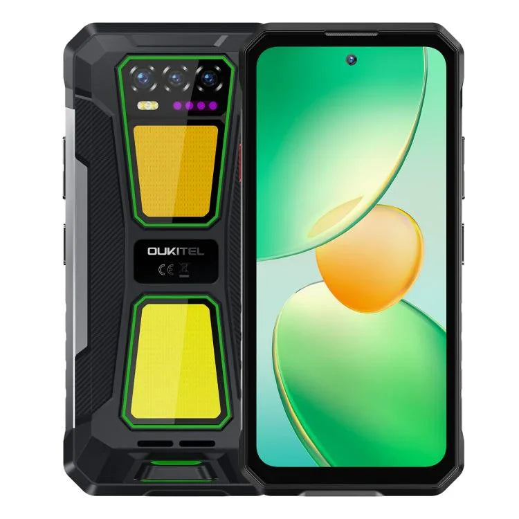 Oukitel WP58 Pro 頑丈スマートフォン、8GB+512GB、側面指紋認証、6.7インチ Android 15 UMS9621S オクタコア、NFC、OTG、ネットワーク：5G、8GB+512GB